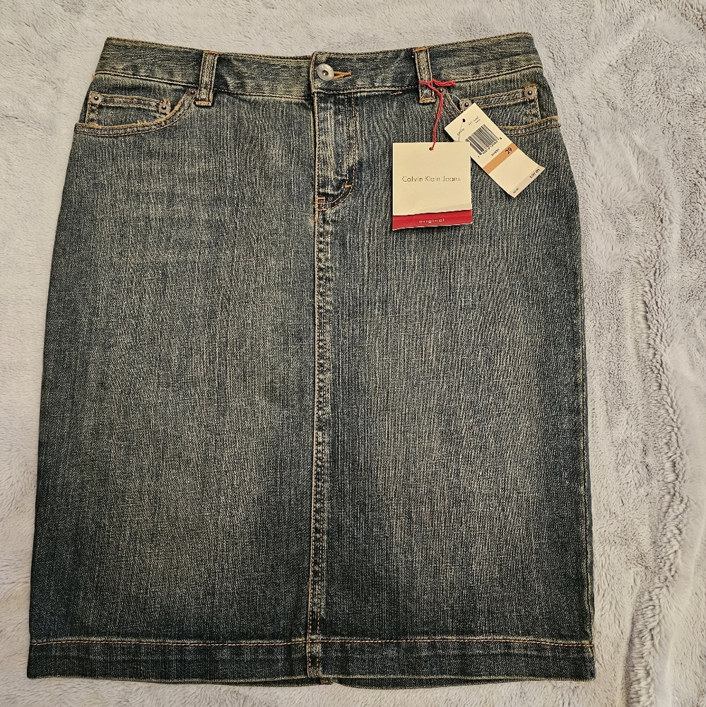 Calvin Klein Denim Skirt
